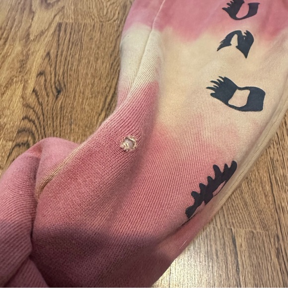 Sunday Service Multicolor Sweatpants Tie Dye All over Print Pants XS/S joggers - Picture 4 of 8